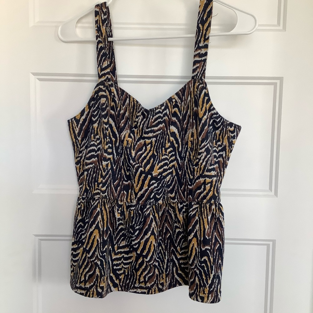 Anthropology lined tank top